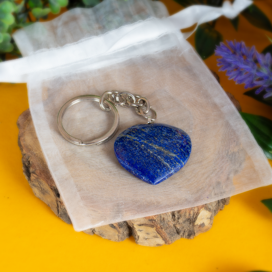 Lapislazuli Herz Schlüsselanhänger