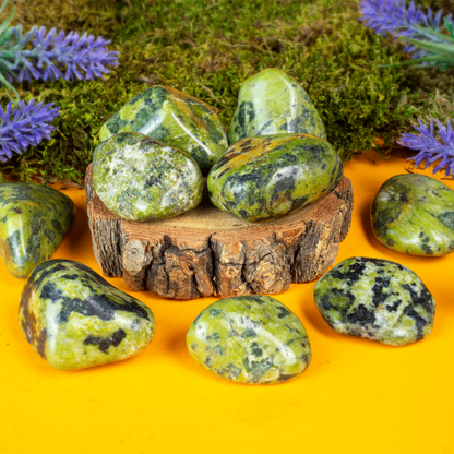 Nephrit Jade Trommelstein
