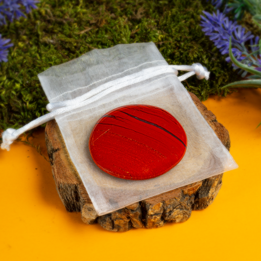 Roter Jaspis Taschenstein