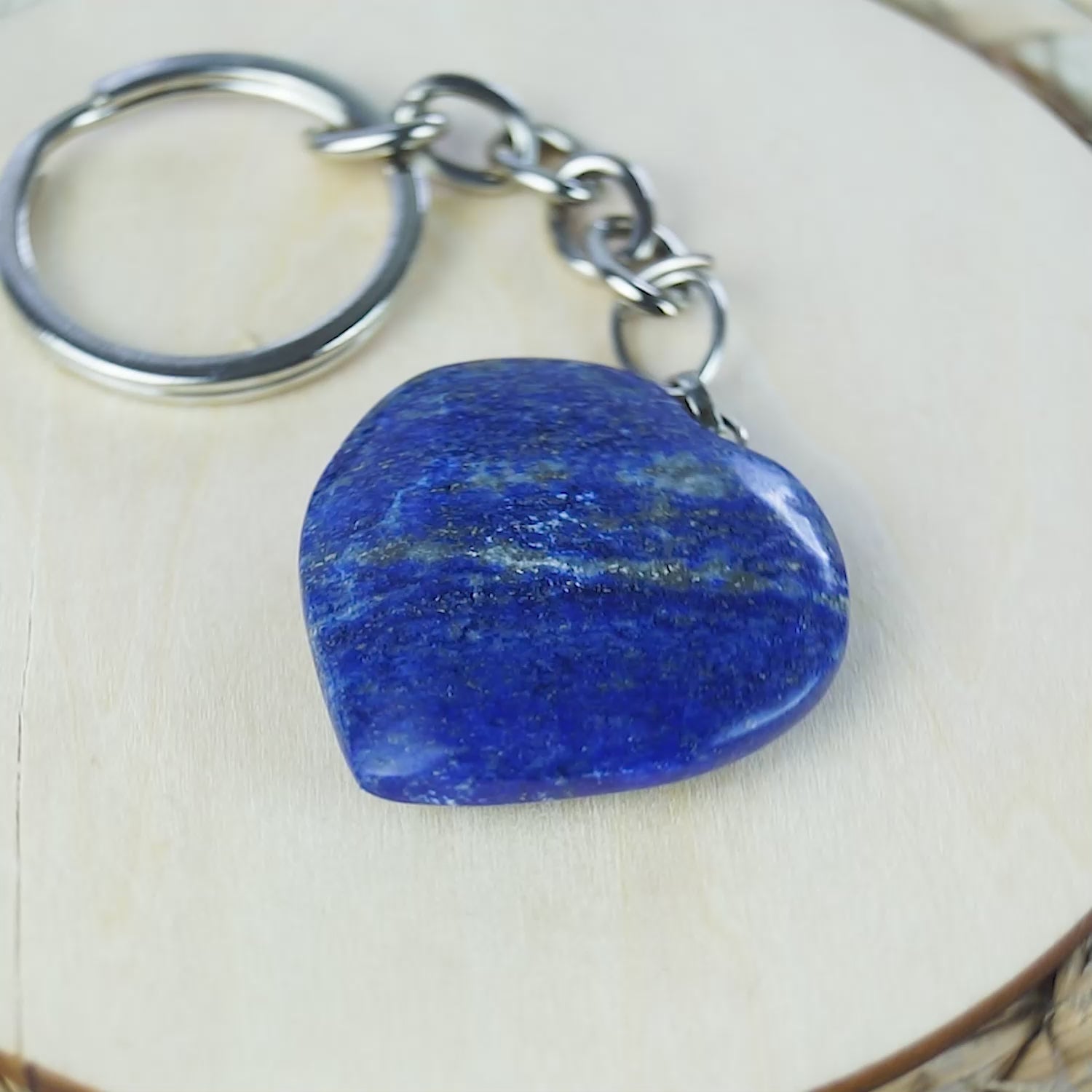 Lapislazuli Herz Schlüsselanhänger